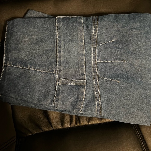 Blue High-Waisted Skinny Jeans - Picture 4 of 5